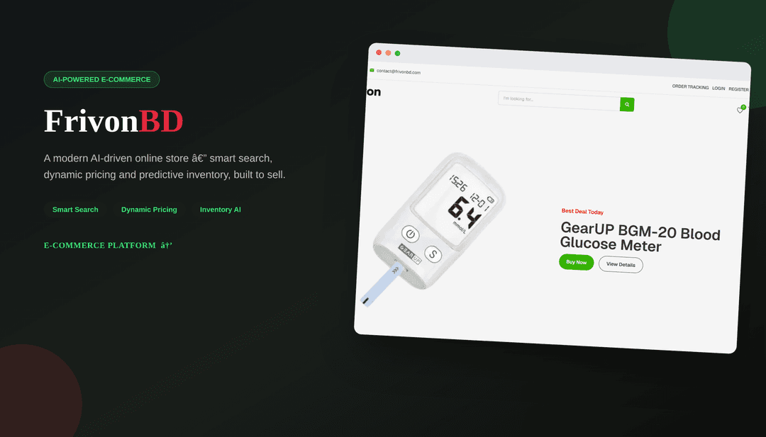 Frivon BD — AI Powered E-commerce Platform